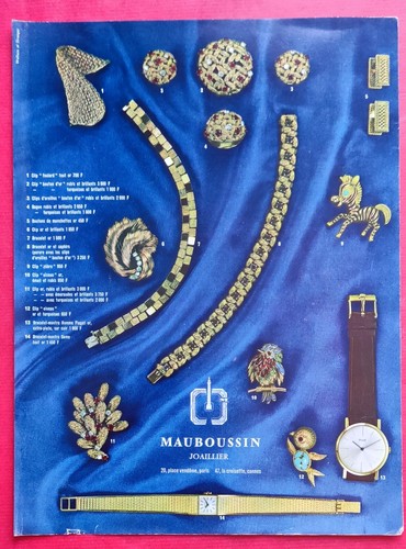 Publicite presse montres et - de,