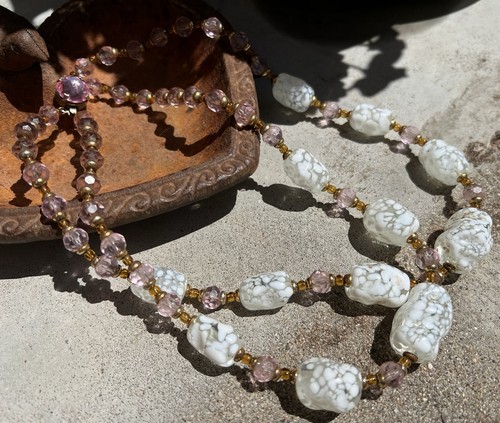 Collier ancien rangs perles - rangs,