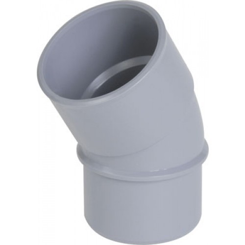 Coude pvc mâle - à, 30°