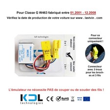 Siège Tapis Testeur Émulateur diagnostic pour Mercedes G W463 2001-2008