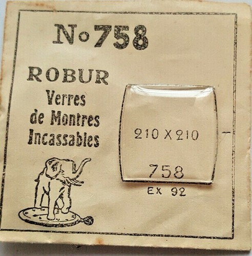 Verre robur plexi 758 pour - robur,