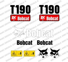 Ensemble D'Autocollants De Décalcomanie BOBCAT T190 SKID STEER