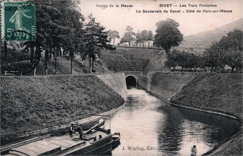 Cpa givet vallée de la - -,