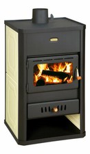 Poêle à bois chaudière cheminée manteau d'eau Prity S1 W10 Multi Fuel