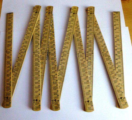 Double mètre bois pliant - , "