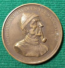 MEDAILLE BRONZE ♦ COMMANDANT JACQUES YVES COUSTEAU - R. DUBOC - LA CALYPSO