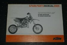 MANUEL Vues éclates Chassis & Moteur KTM pour 50 MINI & SENIOR ADVENTURE de 2005