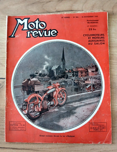Moto revue 962 vélo motorisé - moto,