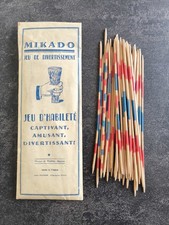 Ancien Jeu Mikado en bois -