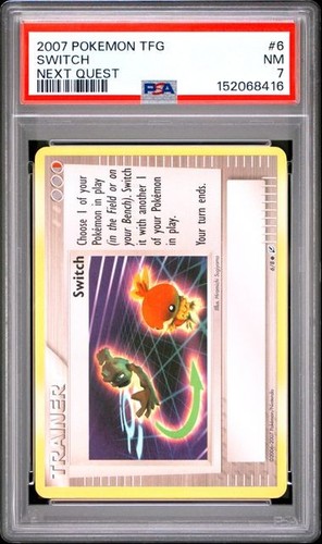 Psa 2007 pokemon trading - psa, 7