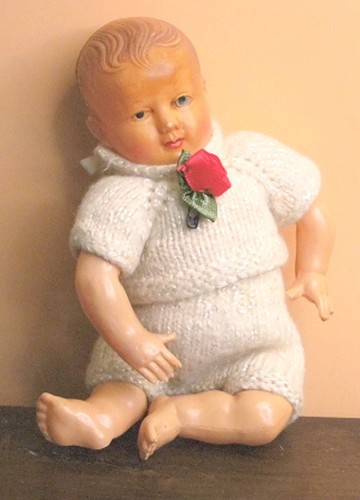 Vintage petit baigneur poupee - vintage,