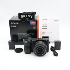 Kit objectif zoom électrique SONY α6400 noir ILCE-6400 SELP1650 objectif...