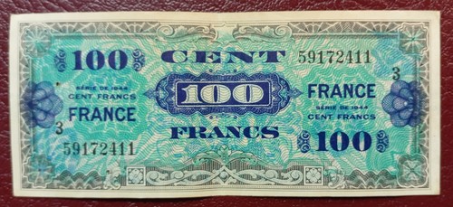 Billet 100 francs verso france - billet,