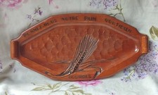 ANCIEN PLATEAU BOIS SCULPTÉ