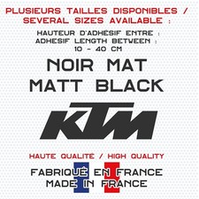 KTM - Stickers Autocollant Vinyle Adhésif Noir Mat