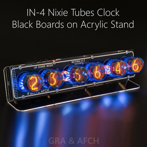 Nixie tubes clock - nixie,