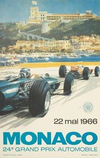 POSTER AFFICHE MONACO GRAND