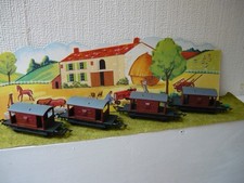 JOUEF - lot de 4 anciens wagons anglais Playcraft  ech ho 