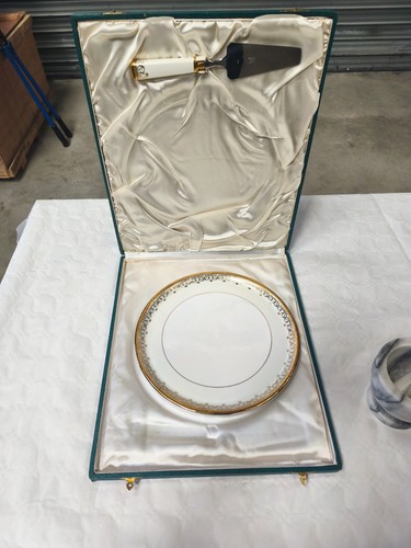 Service gâteau porcelaine - à,