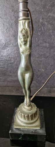 Lampe art deco bronze - art,