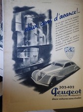 PEUGEOT 302 et 402 à roues
