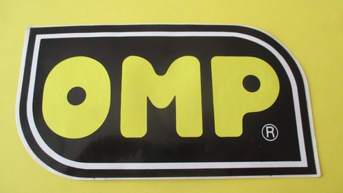 Autocollant vintage omp - autocollant, vintage,