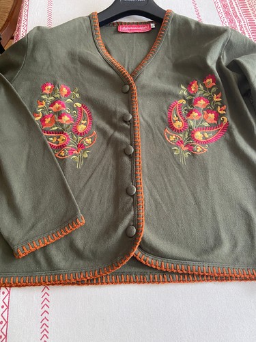 Gilet cardigan femme vert