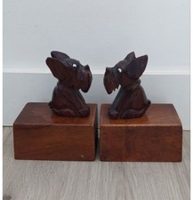 SERRE-LIVRES ART DECO BOIS