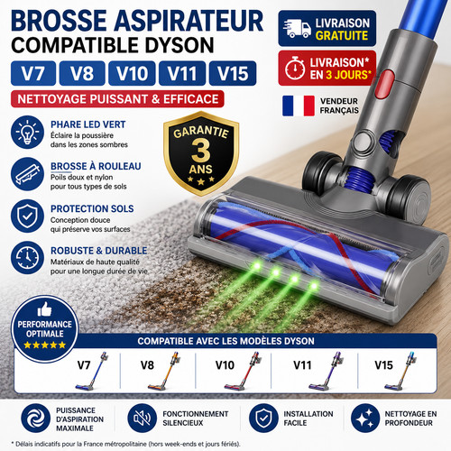 Brosse aspirateur pour dyson - pour,