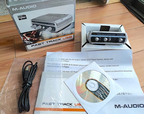 Audio fast track usb - -, 24bit