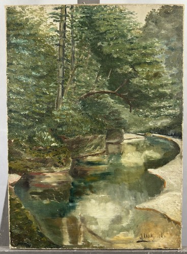 Huile sur toile signée