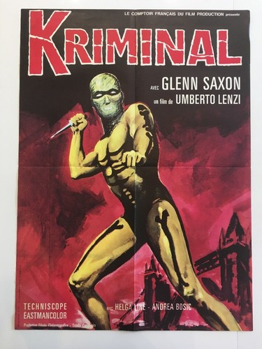 Affiche ancienne kriminal - ancienne,