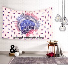 Africain Ours Coton Imprimé Tapisserie Tenture Mural Lit Housse Décor Tapestry