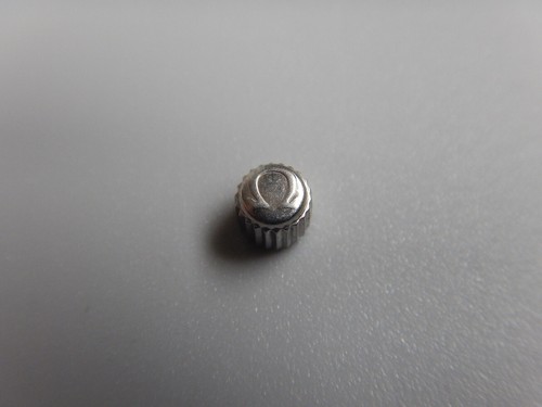 Couronne remontoir omega acier - couronne,