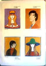 B. VILLEMOT Affiche ORIGINALE Contrex/ Perrier  Entoilée  de 1973 en 071X107 Cms