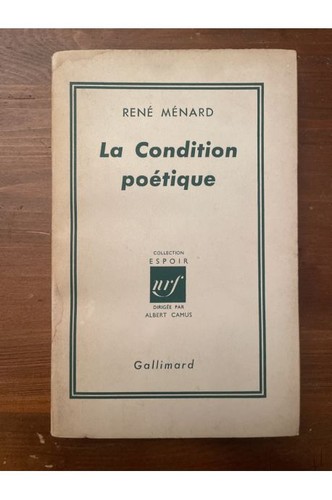 Condition poétique rené - la,