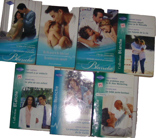 Lot livres harlequin - 7,