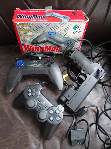Lot manette console sony - console,