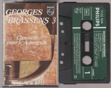 Georges Brassens 3 Cassette K7