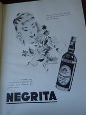 NEGRITA + rasoir CALOR + Armagnac SEMPE + piano KLEIN FRANCE ILLUSTRATION 1949 c