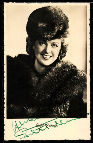 Carte postale actrice gretl - actrice,