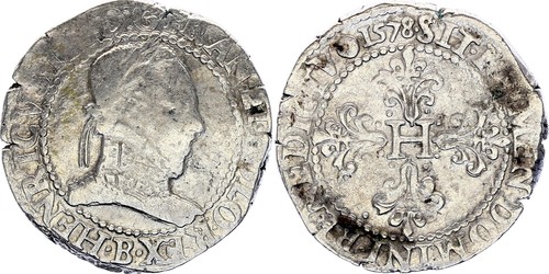France franc henri - iii, col