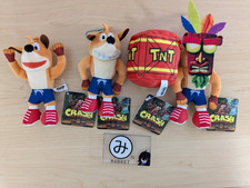 Crash Bandicoot SET 4 Mascotte Peluche Chaîne Peluche Japon