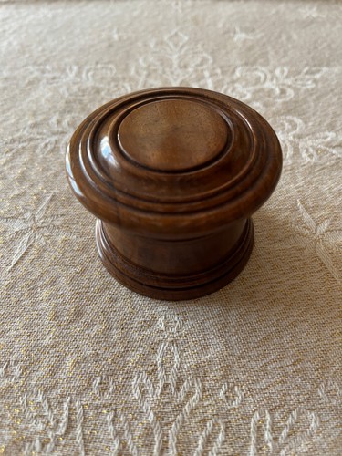 Ancienne boîte ronde bois - ronde, en