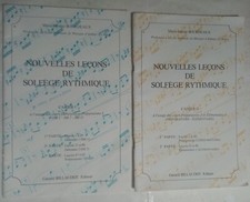 Nouvelles leçons de solfège rythmique. Cahier 1 & 2. Marie-Jeanne Bourdeaux