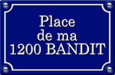 PLACE DE MA SUZUKI 1200 BANDIT - 29cm AUTOCOLLANT STICKER MOTO PR234