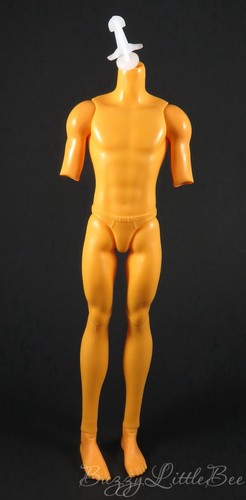 Heath burns nude doll body - doll,