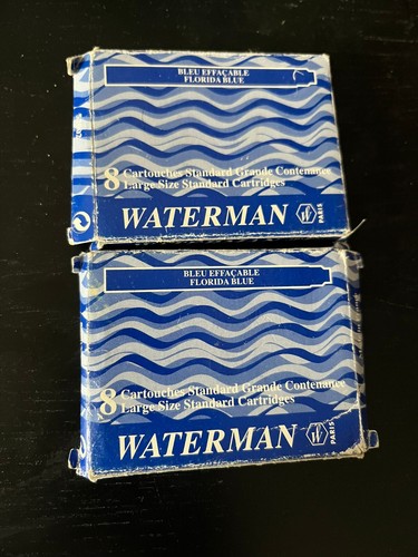 Cartouches encre waterman - 12, d'encre