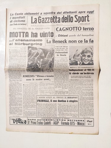 Gazetta dello sport août - sport,