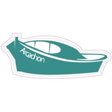 Autocollant bateau pinasse